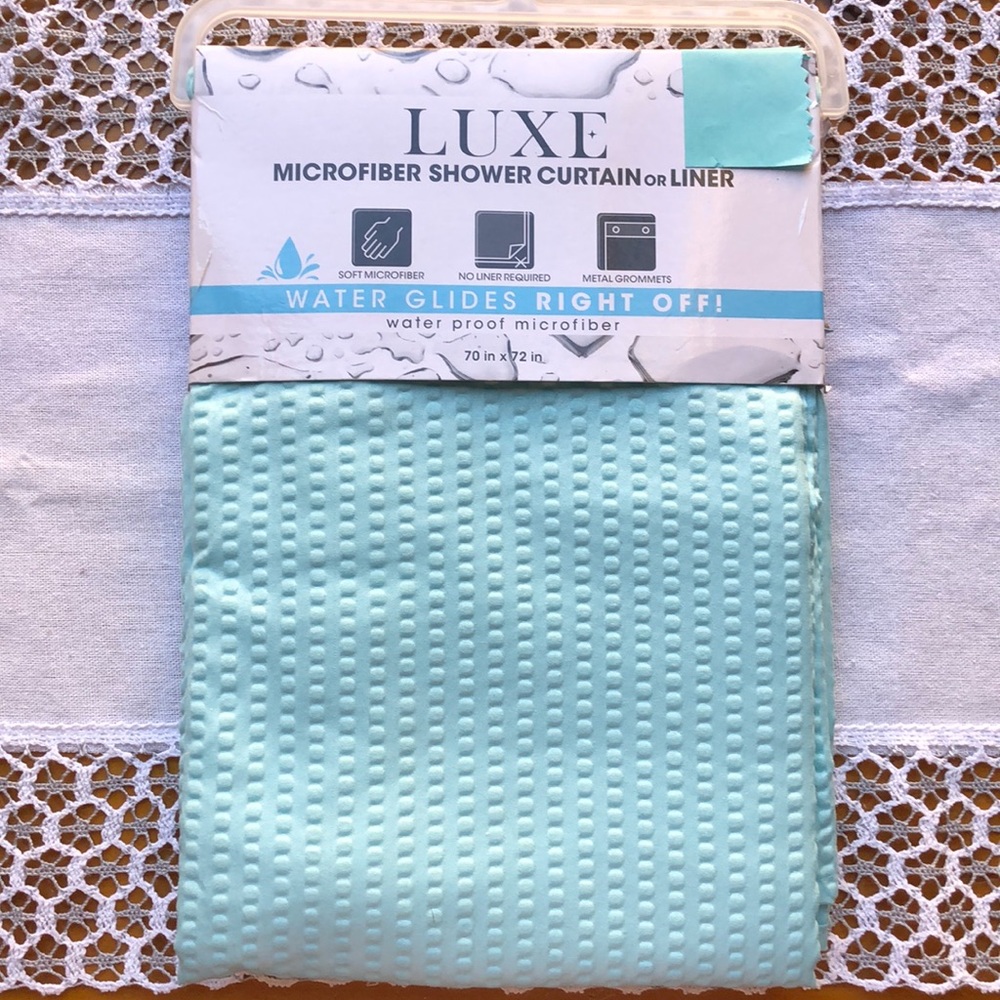 New!! Luxe Shower Curtain.